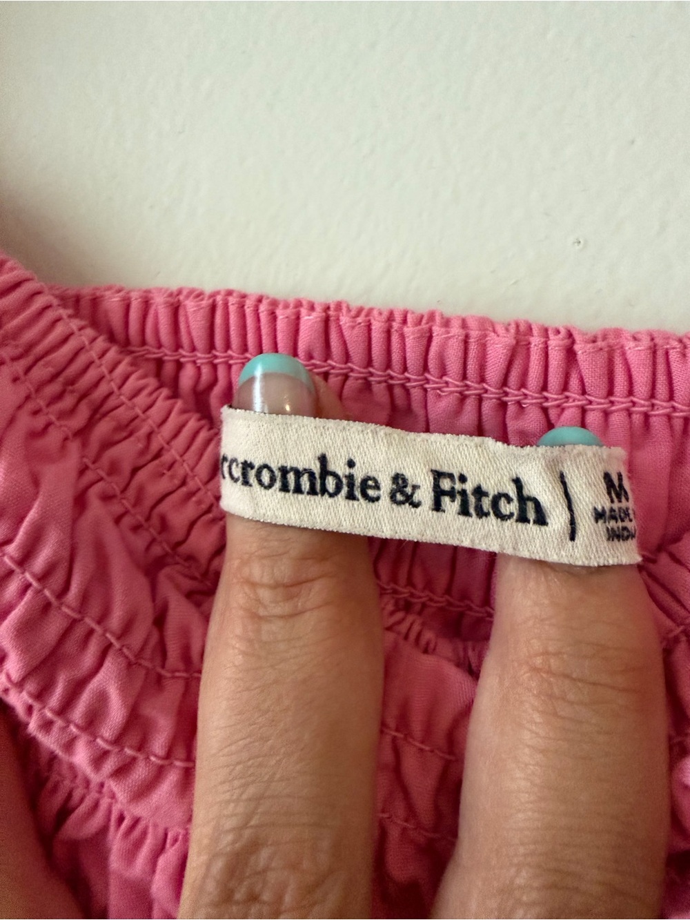 Abercrombie & Fitch Ruffle Strap Smocked Midi Dress 🌸 - Picture 5 of 5